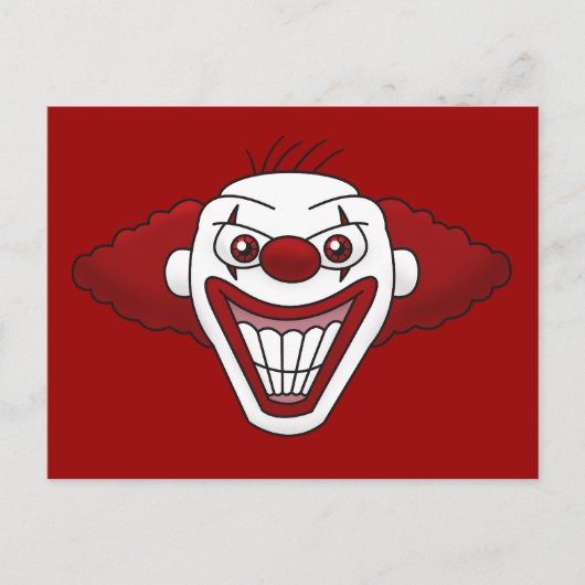 Carte postale Evil Clown (Devant)