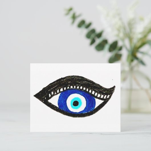 Carte Postale Evil eye (Debout devant)