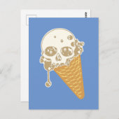 Carte postale Evil Ice Cream Cone (Devant / Derrière)