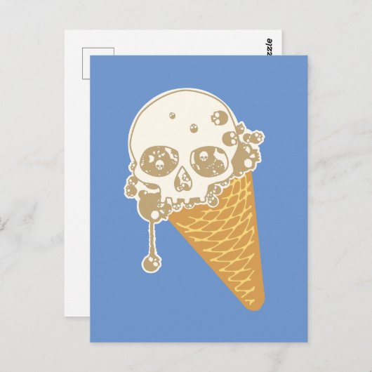 Carte postale Evil Ice Cream Cone (Devant / Derrière)