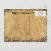 Carte postale Evil Penguin Halloween Witch (Dos)