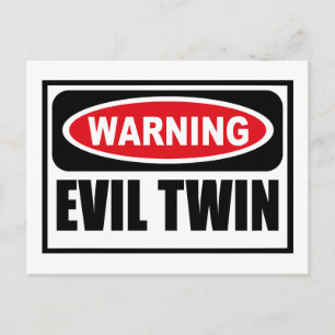 Carte postale EVIL TWIN