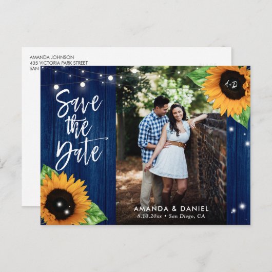 Carte postale 'Évitez le Date' à l'affiche de tour (Devant / Derrière)