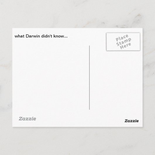 Carte Postale évolution (Dos)