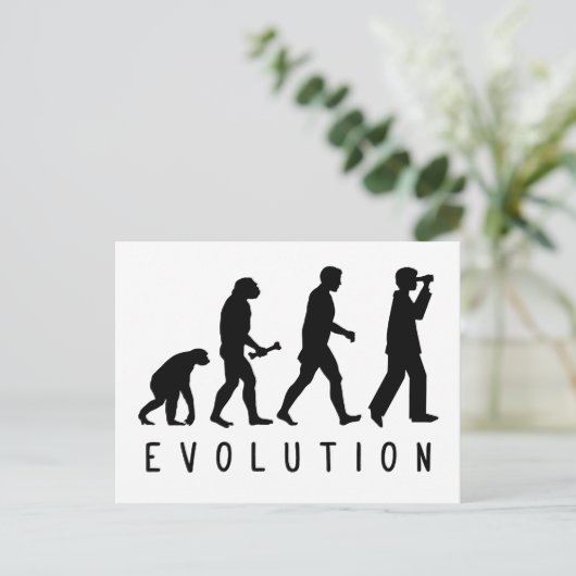Carte Postale Évolution : Birder (Debout devant)