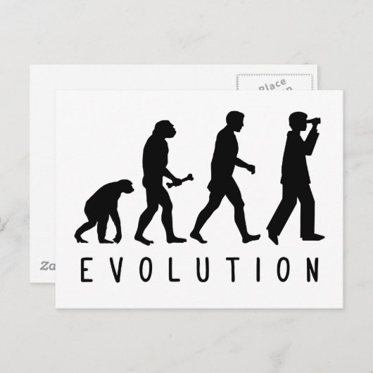 Carte Postale Évolution : Birder (Devant / Derrière)