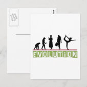 Carte Postale Evolution Cadeau Yoga (Devant / Derrière)
