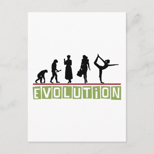 Carte Postale Evolution Cadeau Yoga (Devant)
