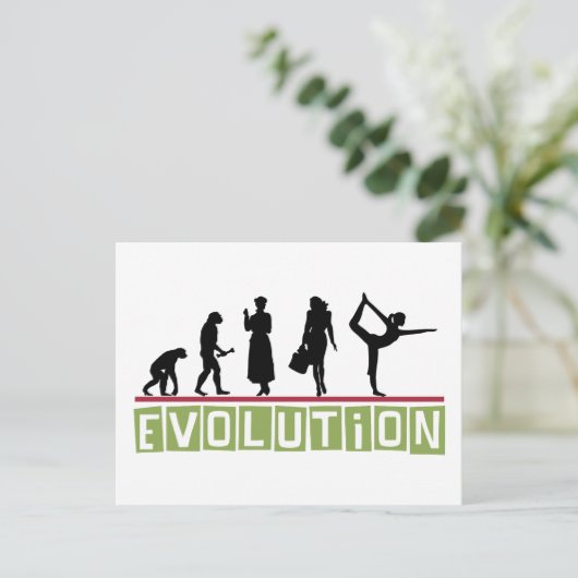 Carte Postale Evolution Cadeau Yoga (Debout devant)