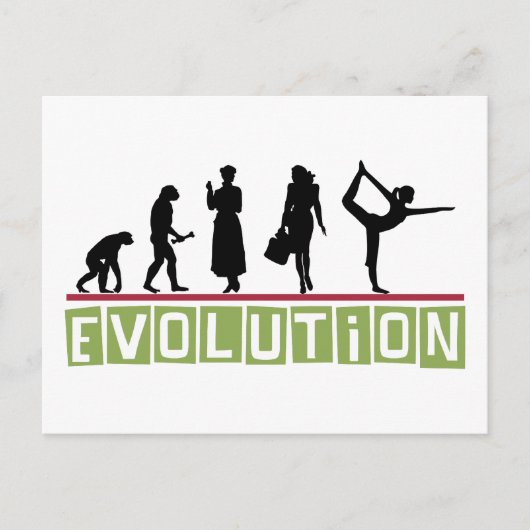 Carte Postale Evolution Cadeau Yoga (Devant)