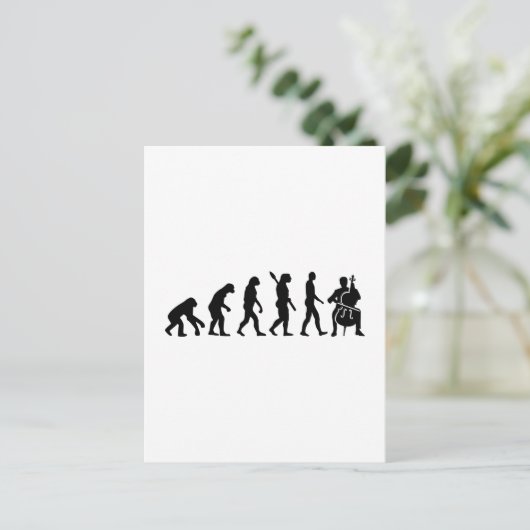 Carte Postale Évolution Cello (Debout devant)