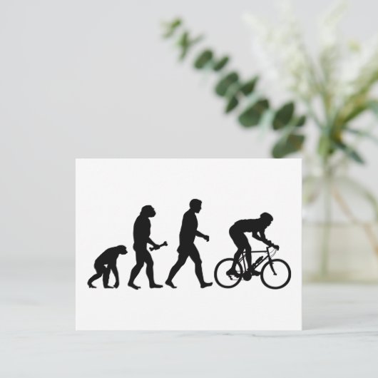Carte Postale Évolution cycliste (Debout devant)