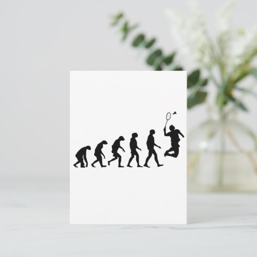Carte Postale Évolution de Badminton (Debout devant)