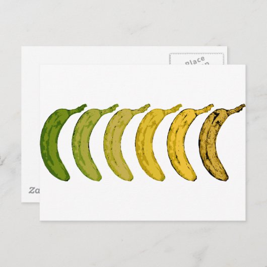 Carte Postale Évolution de banane (Devant / Derrière)