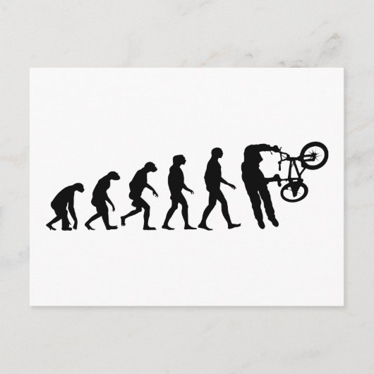 Carte Postale Évolution de BMX (Devant)