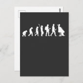 Carte Postale Evolution De Cellist Funny Cello Lover Cadeau (Devant / Derrière)