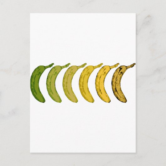 Carte Postale Évolution de la banane (Devant)