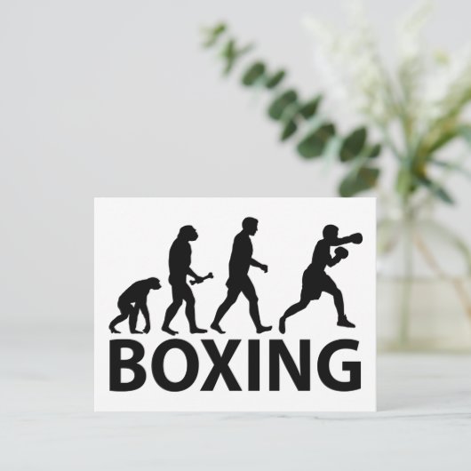 Carte Postale Évolution de la boîte (Debout devant)