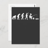 Carte Postale Évolution de la capture Amusante Angel Humour (Devant / Derrière)