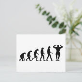 Carte Postale Évolution de la construction du corps (Debout devant)