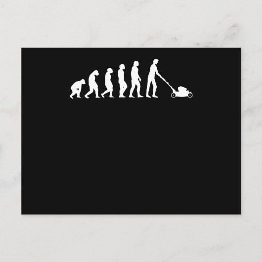 Carte Postale Évolution de la puissance de la pelouse de jardine (Devant)