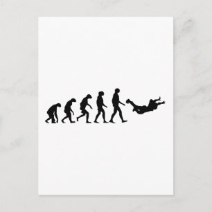Carte Postale Évolution de la Skydiving