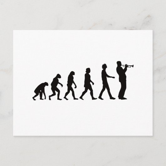 Carte Postale Évolution de la trompette (Devant)
