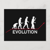 Carte Postale Évolution des fléchettes (Devant)