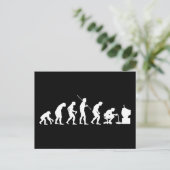 Carte Postale Évolution des jeux vidéo Joueur de jeu (Debout devant)