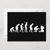 Carte Postale Évolution des jeux vidéo Joueur de jeu (Devant / Derrière)