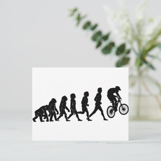 Carte Postale Évolution descendante (Debout devant)