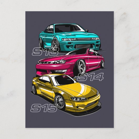 CARTE POSTALE ÉVOLUTION DU CHÂSSIS DE LA SILVIE "S" (Devant)