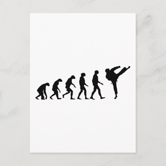 Carte Postale Évolution du karaté (Devant)