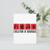Carte Postale Évolution du mariage (Debout devant)