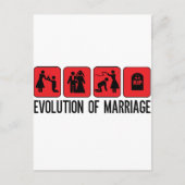 Carte Postale Évolution du mariage (Devant)