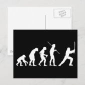 Carte Postale Évolution du Ninja - de l'homme au ninja (Devant / Derrière)