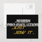 Carte Postale Evolution du parti juif (Devant / Derrière)