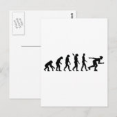 Carte Postale Évolution du patinage en ligne (Devant / Derrière)