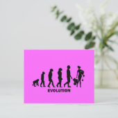Carte Postale Évolution du shopping (Debout devant)