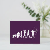 Carte Postale Evolution du tir à l'arc d'un arc et d'une flèche (Debout devant)