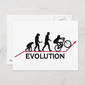 Carte Postale Évolution du VTT (Devant / Derrière)