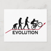 Carte Postale Évolution du VTT (Devant)