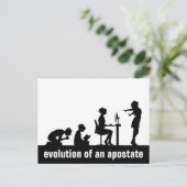 Carte Postale "Évolution d'un apostoat" (Debout devant)