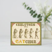 Carte Postale Évolution d'un attrapeur (Debout devant)