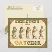 Carte Postale Évolution d'un attrapeur (Devant / Derrière)