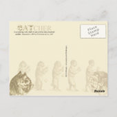 Carte Postale Évolution d'un attrapeur (Dos)