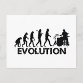 Carte Postale Évolution d'un batteur (Devant)