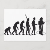 Carte Postale evolution firefighter (Devant)