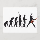 Carte Postale evolution guitar (Devant)