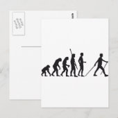 Carte Postale évolution marche nordique (Devant / Derrière)